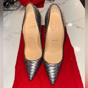 Christian Louboutin So Kate 120 Python